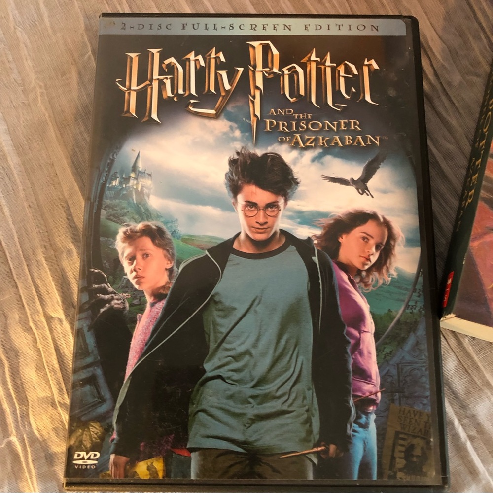 HARRY POTTER #3 Prisoner of Azkaban paperback book & DVD - Picture 3 of 11